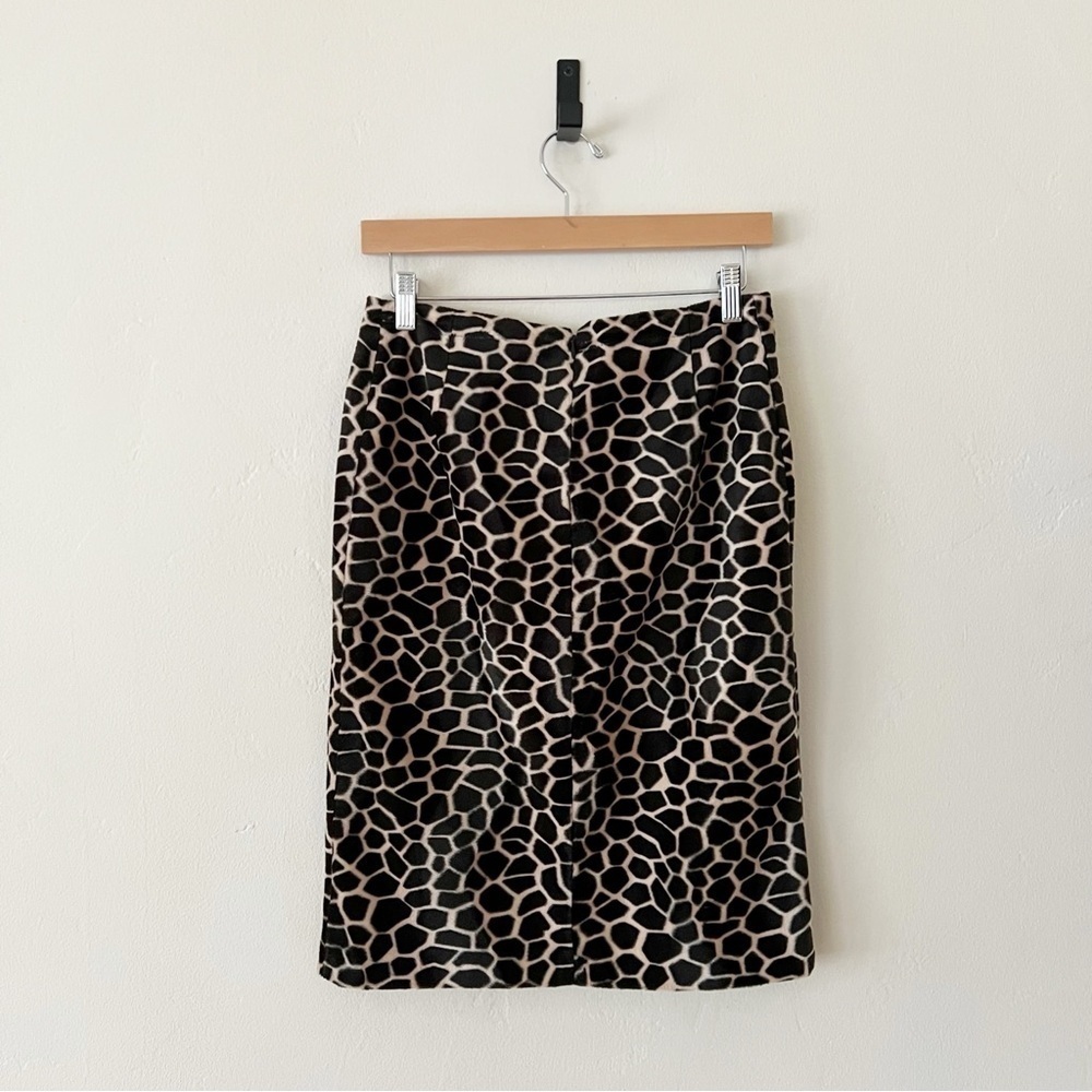 COLLECTORS Vintage Betsey Johnson Giraffe Print Skirt - Picture 8 of 12